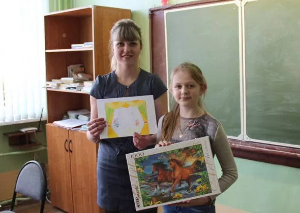 Победительница конкурса детского рисунка